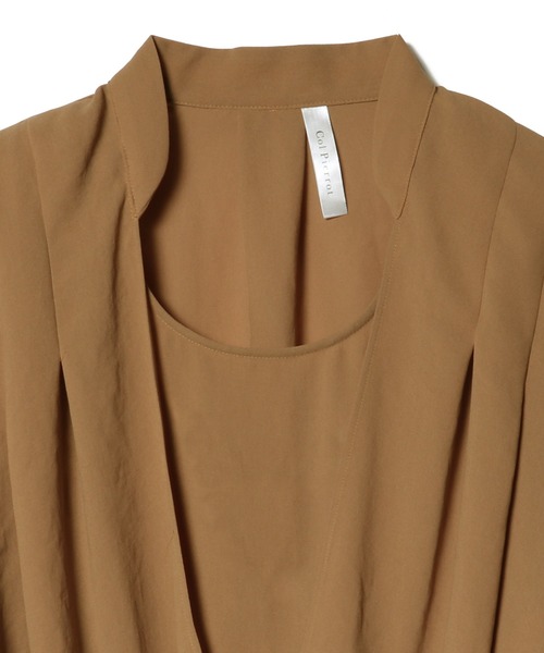 「col pierrot」 長袖ブラウス FREE キャメル レディース_画像2