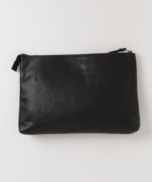 「SLOW」 ワンポイントクラッチバッグ - ブラック レディース_画像2