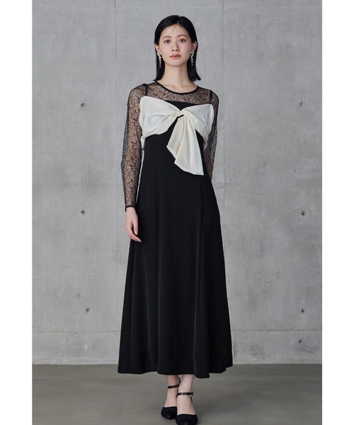 niana（ニアナ） ドレス ビッグリボンドレス パーティードレス