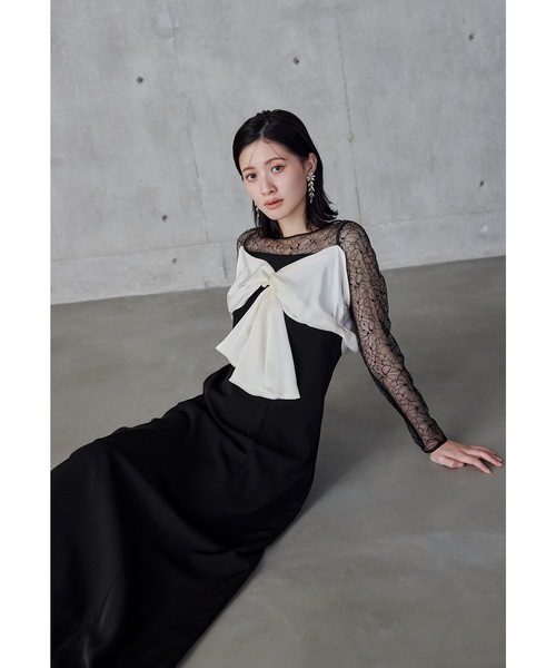 niana オケージョンドレス　パーティドレス niana（ニアナ） ドレス ビッグリボンドレス パーティードレス