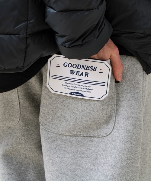 GLOSTER（グロスター） パンツ 「GOODNESS WEAR」リラックスメルトン