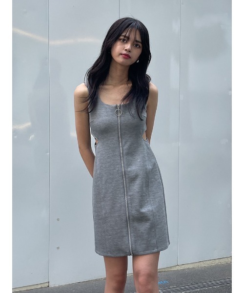 「ENVYM」 キャミソールワンピース FREE ブラック レディース_画像5