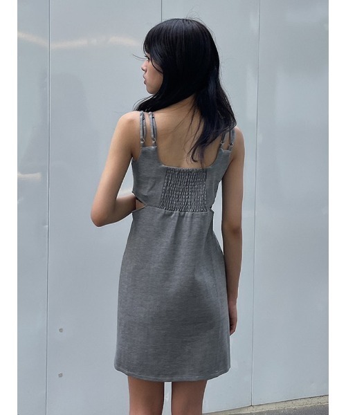 「ENVYM」 キャミソールワンピース FREE ブラック レディース_画像6