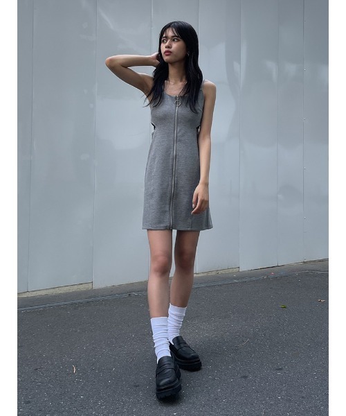 「ENVYM」 キャミソールワンピース FREE ブラック レディース_画像7