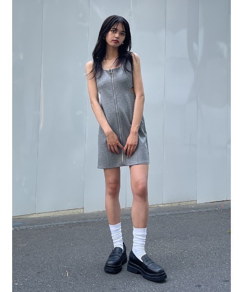 「ENVYM」 キャミソールワンピース FREE ブラック レディース_画像8