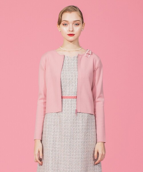 TOCCA（トッカ） ニットカーディガン MEDIUM ピンク レディース