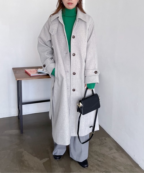 「feepur」 タートルネックニット MEDIUM ピンク レディース_画像4