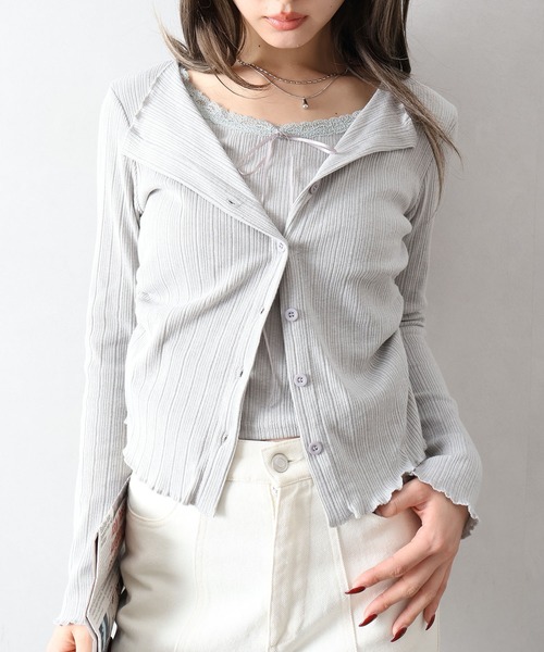 SpRay（スプレイ） tシャツ フェイクレイヤードトップス レディース