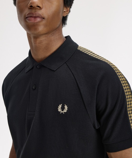 FRED PERRY（フレッドペリー） ポロシャツ 半袖 Cross Tape Polo Shirt