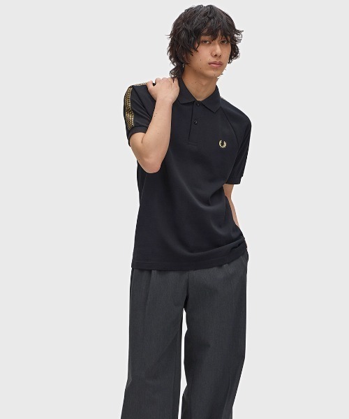 FRED PERRY（フレッドペリー） ポロシャツ 半袖 Cross Tape Polo Shirt