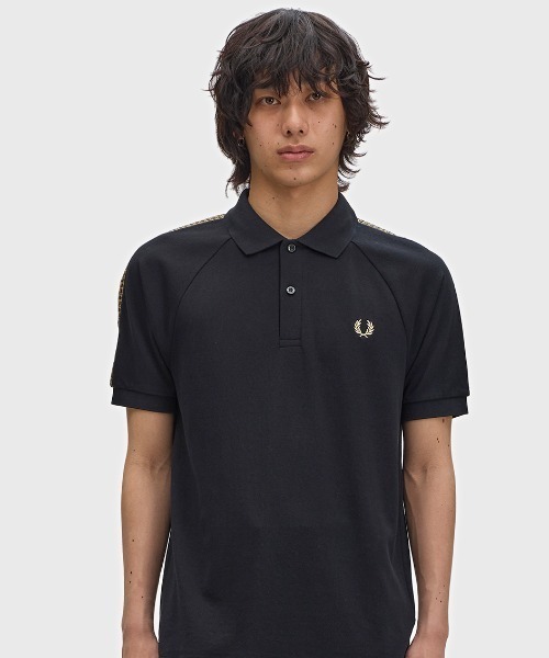 FRED PERRY（フレッドペリー） ポロシャツ 半袖 Cross Tape Polo Shirt