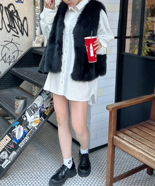 「FIG&VIPER」 ベスト FREE ブラック レディース_画像5