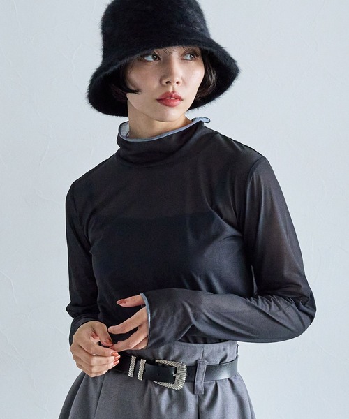 「PAGEBOY」 長袖カットソー FREE ブラック レディース_画像5