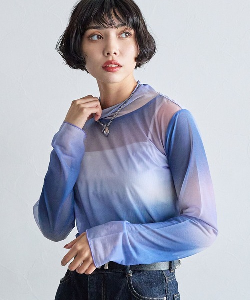 「PAGEBOY」 長袖カットソー FREE ブラック レディース_画像9