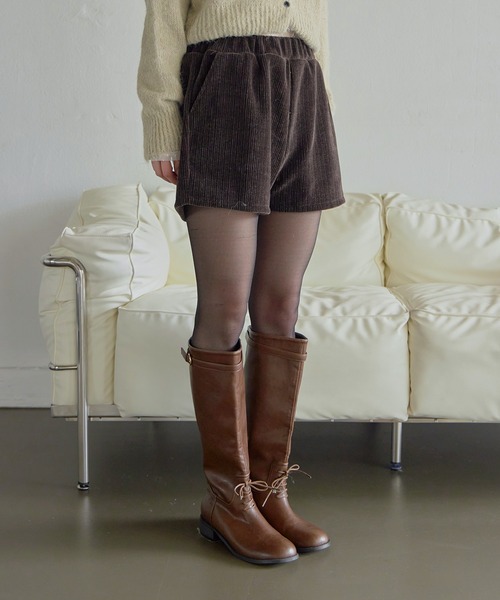 「UNE MANSION」 ショートパンツ FREE ブラック レディース_画像3