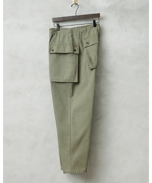 【極美品】40s USMC M-44 モンキーパンツ ミリタリー パンツ WAIPER.inc パンツ 米軍 1940's U.S.M.C. P-44 HBT モンキーパンツ