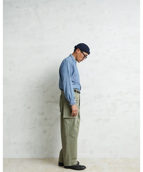 WAIPER.inc パンツ 米軍 1940's U.S.M.C. P-44 HBT モンキーパンツ
