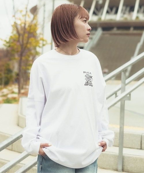 残り1点 ルーカ RVCA メンズ レディース 長袖Tシャツ ドロップショルダー RVCA（ルーカ） tシャツ メンズ KEEP LOOKING LT ロンT 「2026年春夏