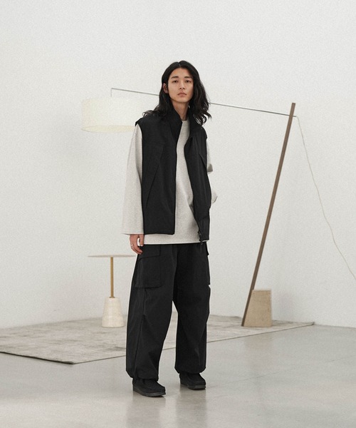 「WYM LIDNM」 カーゴパンツ X-SMALL ブラック メンズ_画像5