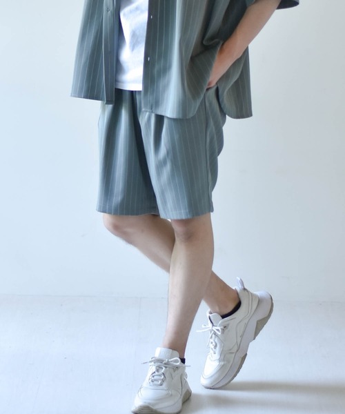 「Starting Over」 「HALHAM」ハーフパンツ L グリーン メンズ_画像3