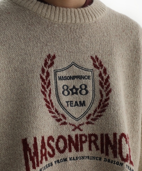 MASONPRINCE 長袖ニット S アイボリー メンズ : ZOZOTOWN Yahoo!店 