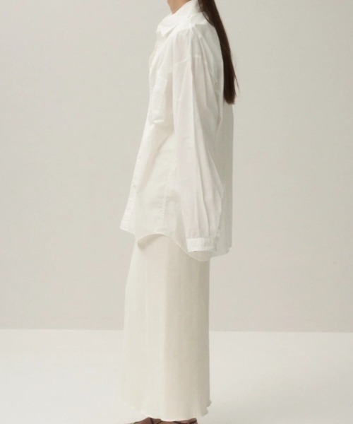 シャツ ATON (エイトン)SUVIN BROAD | WASHED SHIRT メンズ レディースの画像