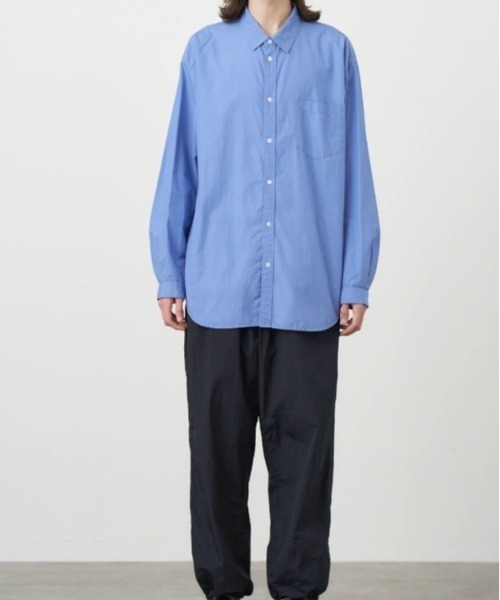 シャツ ATON (エイトン)SUVIN BROAD | WASHED SHIRT メンズ レディースの画像