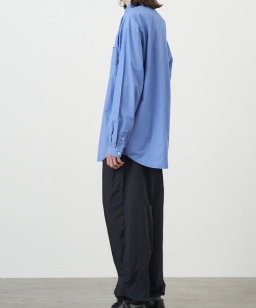 シャツ ATON (エイトン)SUVIN BROAD | WASHED SHIRT メンズ レディースの画像