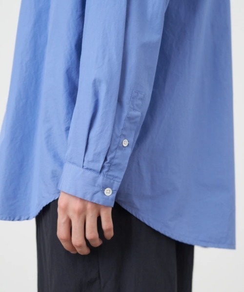 シャツ ATON (エイトン)SUVIN BROAD | WASHED SHIRT メンズ レディースの画像