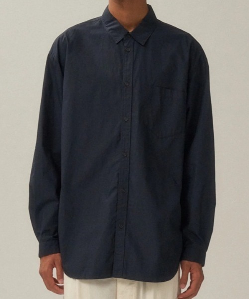 シャツ ATON (エイトン)SUVIN BROAD | WASHED SHIRT メンズ レディースの画像