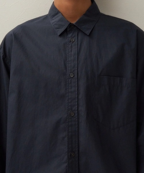 シャツ ATON (エイトン)SUVIN BROAD | WASHED SHIRT メンズ レディースの画像