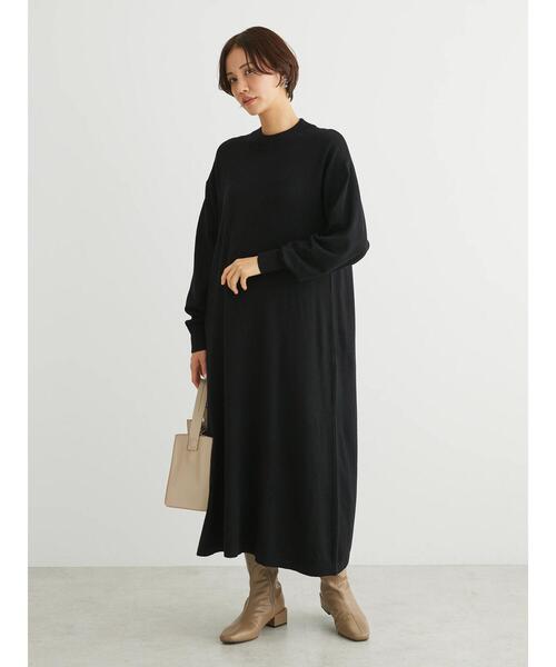 「Green Parks」 「chocol raffine robe」ニットワンピース FREE グレー系その他2 レディース_画像3