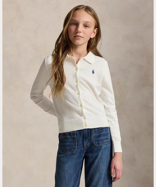 ポロ ラルフローレン カーディガン レディース ジュニア キッズ ガールズ Polo Ralph Lauren Childrenswear ラルフローレン カーディガン