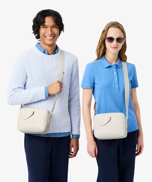 LACOSTE（ラコステ） ショルダーバッグ クラブ グレインレザー