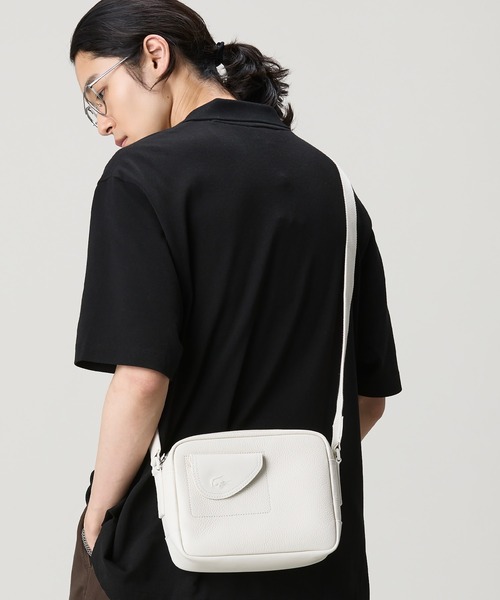 LACOSTE（ラコステ） ショルダーバッグ クラブ グレインレザー