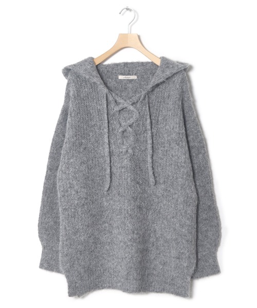「Alley by w closet」 長袖ニット FREE ピンク レディース_画像9