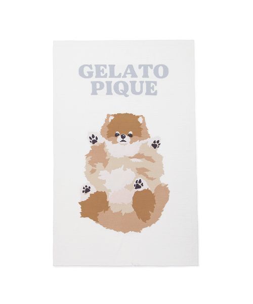 gelato pique（ジェラートピケ） ブランケット ドッグジャガード