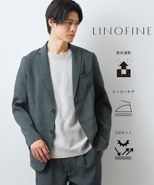 THE SHOP TK ジャケット テーラードジャケット 「LINO FINE」リネン