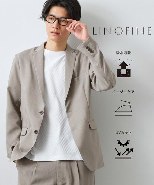 THE SHOP TK uvカット ジャケット テーラードジャケット 「LINO FINE