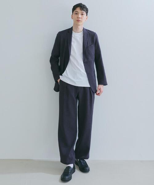 THE SHOP TK ジャケット テーラードジャケット 「LINO FINE」リネン