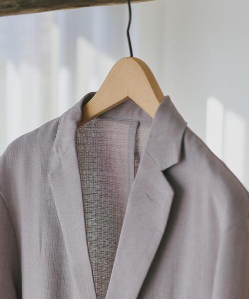 THE SHOP TK ジャケット テーラードジャケット 「LINO FINE」リネン 