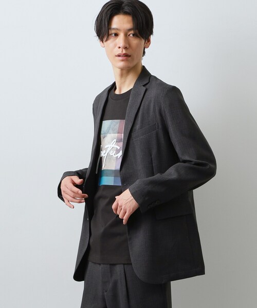 THE SHOP TK ジャケット テーラードジャケット 「LINO FINE」リネン