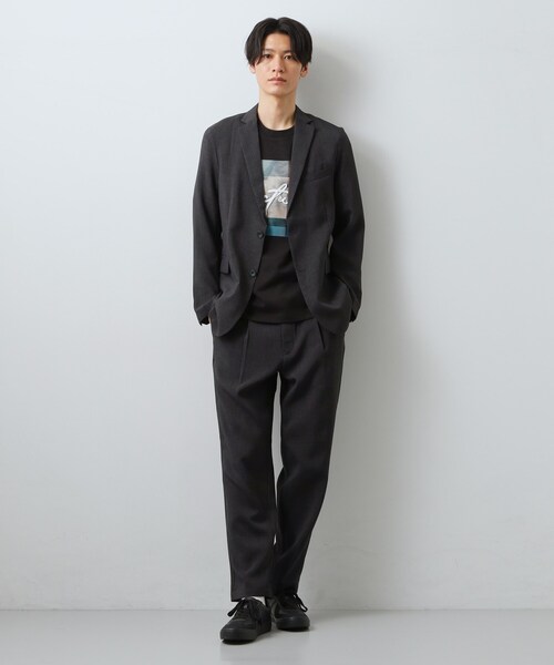 THE SHOP TK ジャケット テーラードジャケット 「LINO FINE」リネン