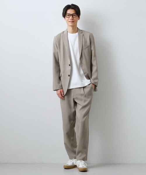 THE SHOP TK ジャケット テーラードジャケット 「LINO FINE」リネン