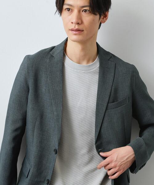 THE SHOP TK ジャケット テーラードジャケット 「LINO FINE」リネン