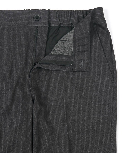 LANVIN en Bleu スラックス 入学式 セットアップ ストライプ イージー