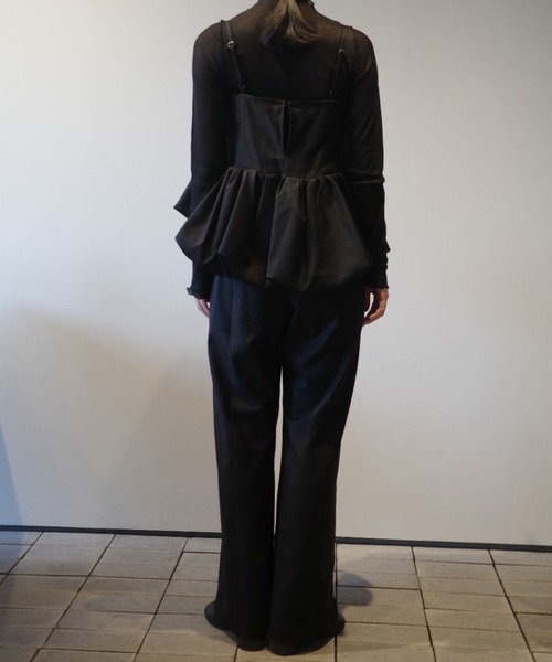 サロペット・オーバーオール・オールインワン CLANE PEPLUM BUTIER ALL IN ONE CLANE - ドッキング オールインワン - PEPLUM BUSTIER ALL IN ONE