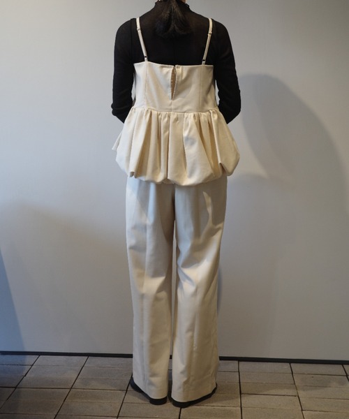 CLANE（クラネ） サロペット オーバーオール CLANE PEPLUM LAYERED ALL