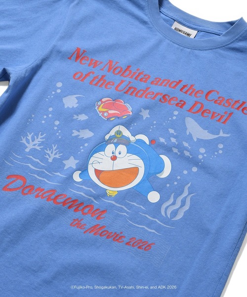 HOMEGAME tシャツ HOMEGAME｜映画ドラえもん - Tシャツ 「BLUE OCEAN