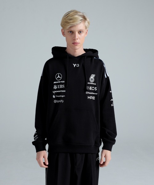 パーカー Y-3 MERCEDES - AMG PETRONAS FORMULA 1 TEAM HOODIE メンズ レディースの画像